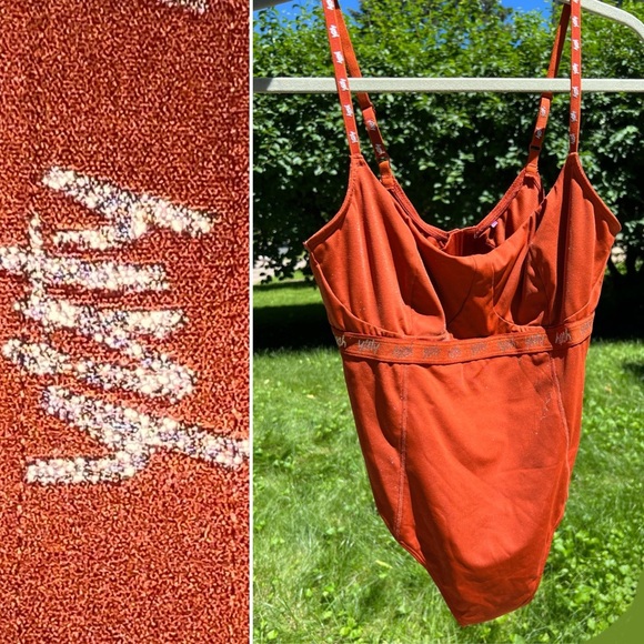 🦁YITTY spotlight shaping demi cup thong bodysuit | shimmered burnt orange/rust - Picture 13 of 13